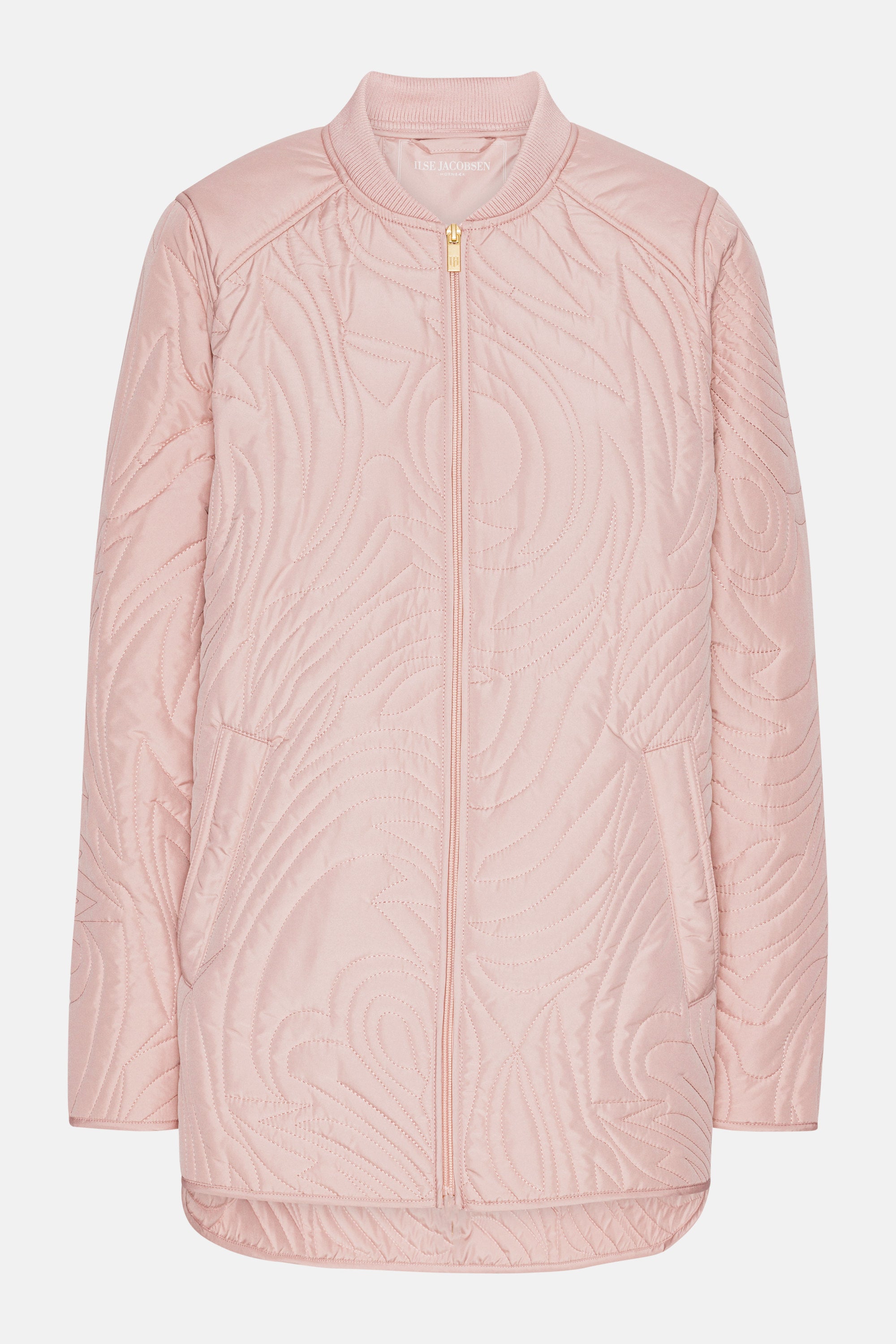 Kurze Steppjacke - Peachskin